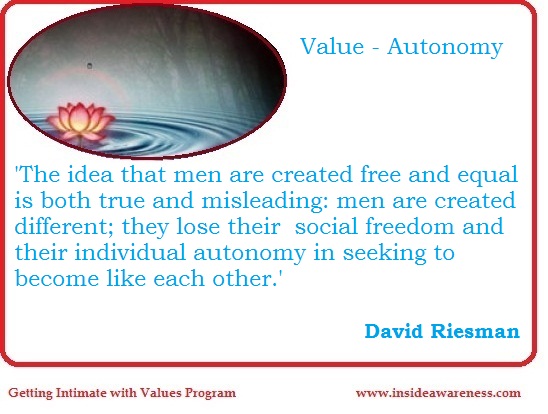 Values – Autonomy 5 | Inside Awareness Center for Integrative Somatic ...