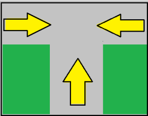 T - shaped Intersection